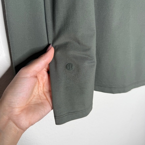 Lululemon Men’s Long Sleeve Crewneck Shirt Green Size L - Picture 4 of 7